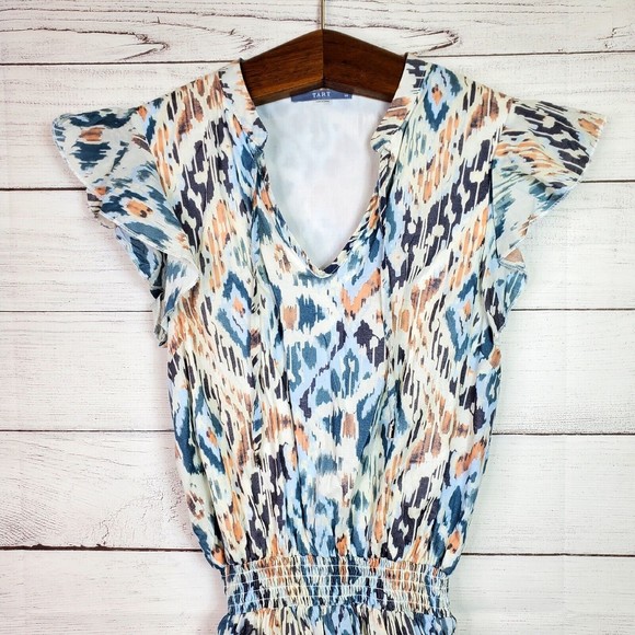 Tart Ezra Dress Summer Breeze Women's Size XS Elastic Waistband V-Neck - Picture 3 of 10